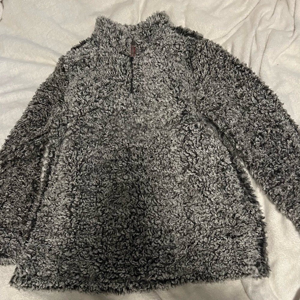 Weatherproof fuzzy jacket - Large